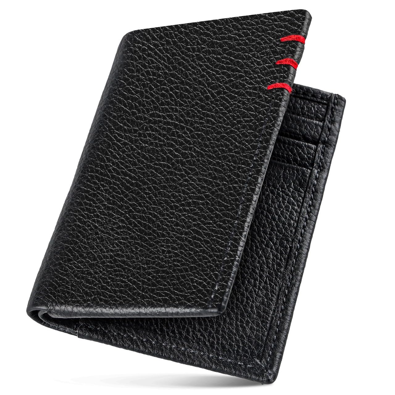 MODAGE Leather Credit Card Holder Wallet for Men