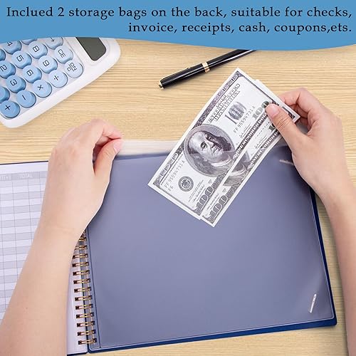 Miniatura 4 de Libro de contabilidad para pequeñas empresas y uso personal, cuaderno de contabilidad horizontal para contabilidad, libro de registro de ingresos y