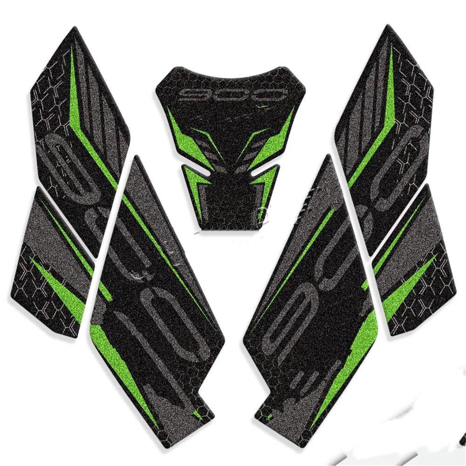 Motorcycle Anti-Slip Tank Pad Sticker Gas Cap Oil Decal Waterproof for Kawasaki for Z900 2017-2024 Streetfighter(Color2)