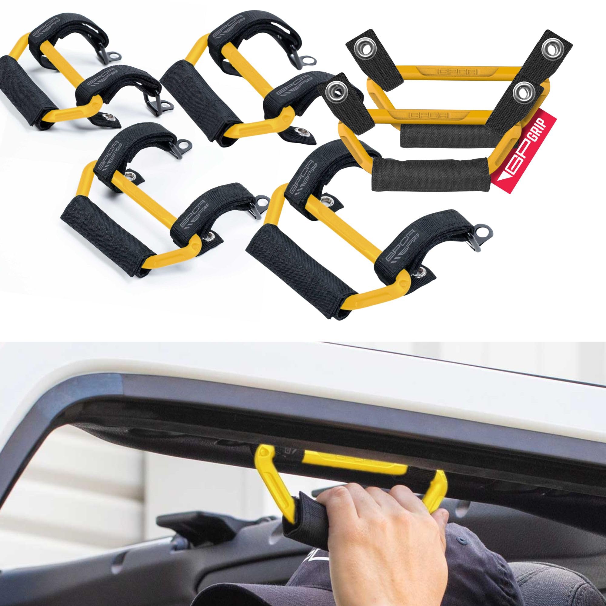 GPCA GP Grip Air Grab Handles, Jeep Wrangler JL 4xe, 2024+