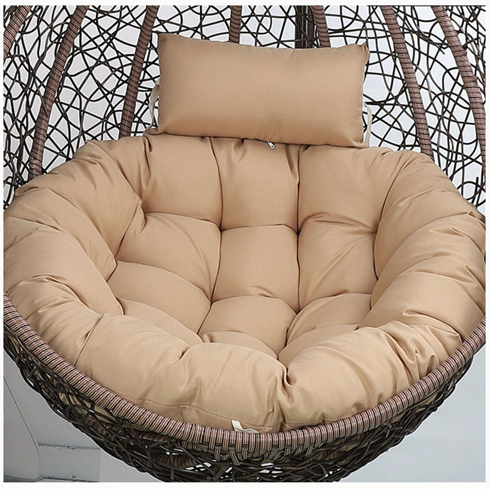 Coussin De Chaise Avec Dossier Et Sangles - 40x90 Cm, Velours, Rembourrage Polyester - Pour Intérieur/extérieur