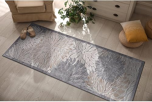 Miniatura 308 de CAMILSON Indoor Outdoor Rug 5x7 Bohemian Medallion Floral Area Rugs for Indoor and Outdoor Patios Easy-Cleaning Non-Shedding Living Room Garden and