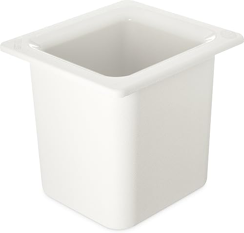 Carlisle - Recipientes para alimentos refrigerados con aislante Coldmaster (Tamaños surtidos), Blanco, 1