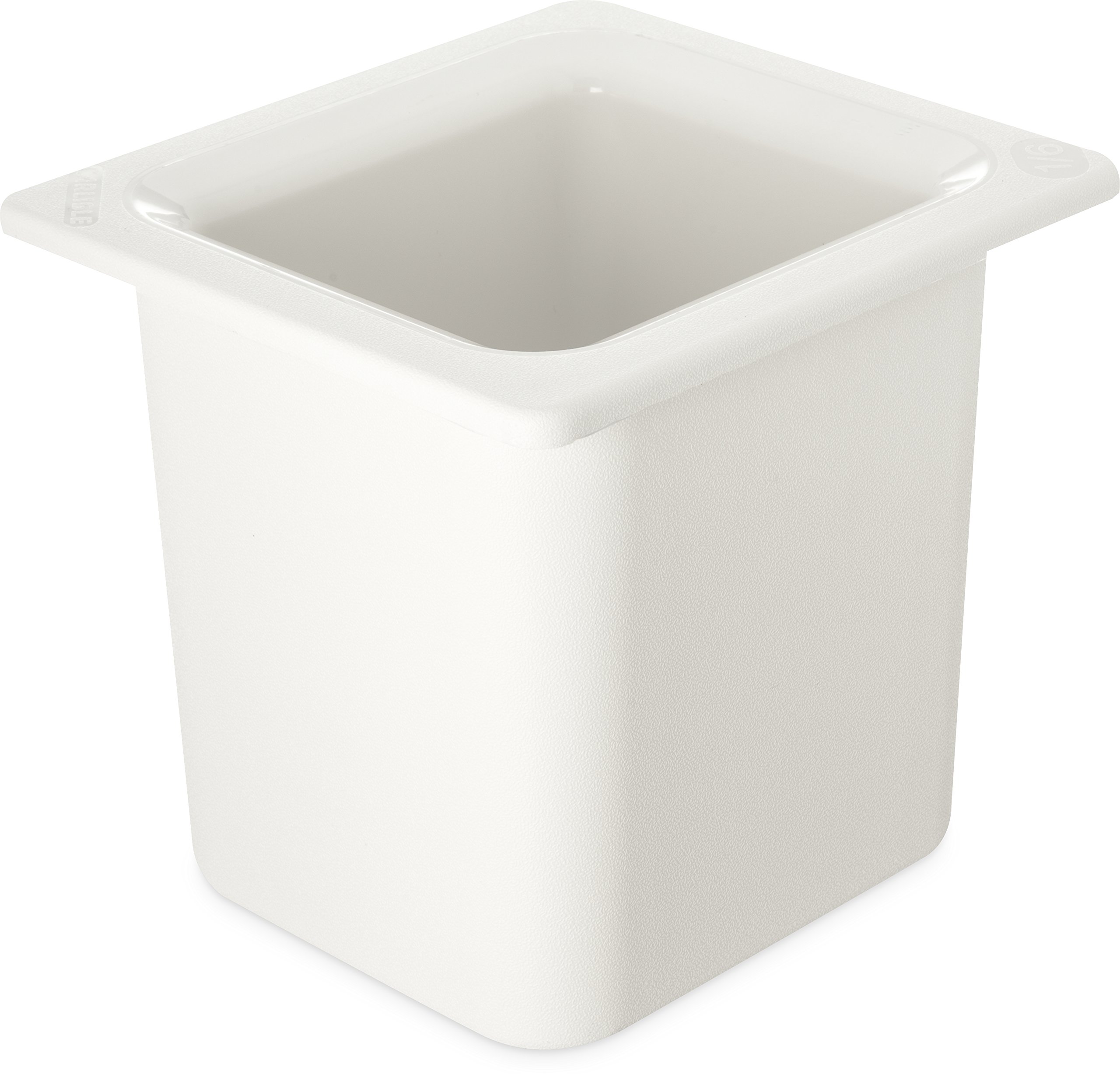 Poêle isotherme Carlisle Coldmaster Sixth Size haute capacité blanc pour buffet - 6