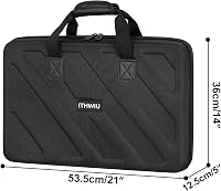 OUUTMEE Kemény Utazótok DDJ-FLX4 DDJ-400 DDJ-SB3 SB2 DDJ-RB Kontrollerhez - S 53.3X36X10CM 2