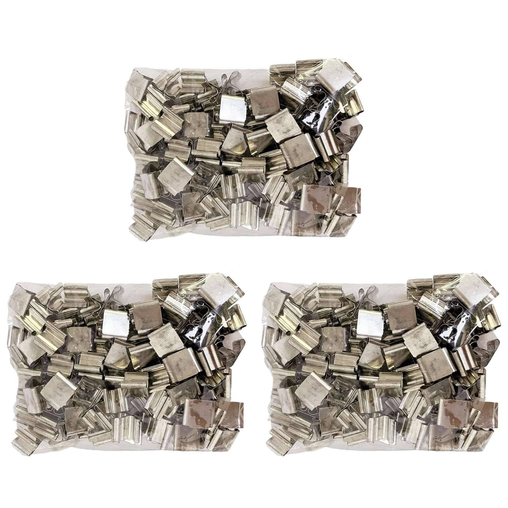Hndhbfgrt 300 PCS Metal Wick Sustainer,Wick Holder for Wood Wick Candle