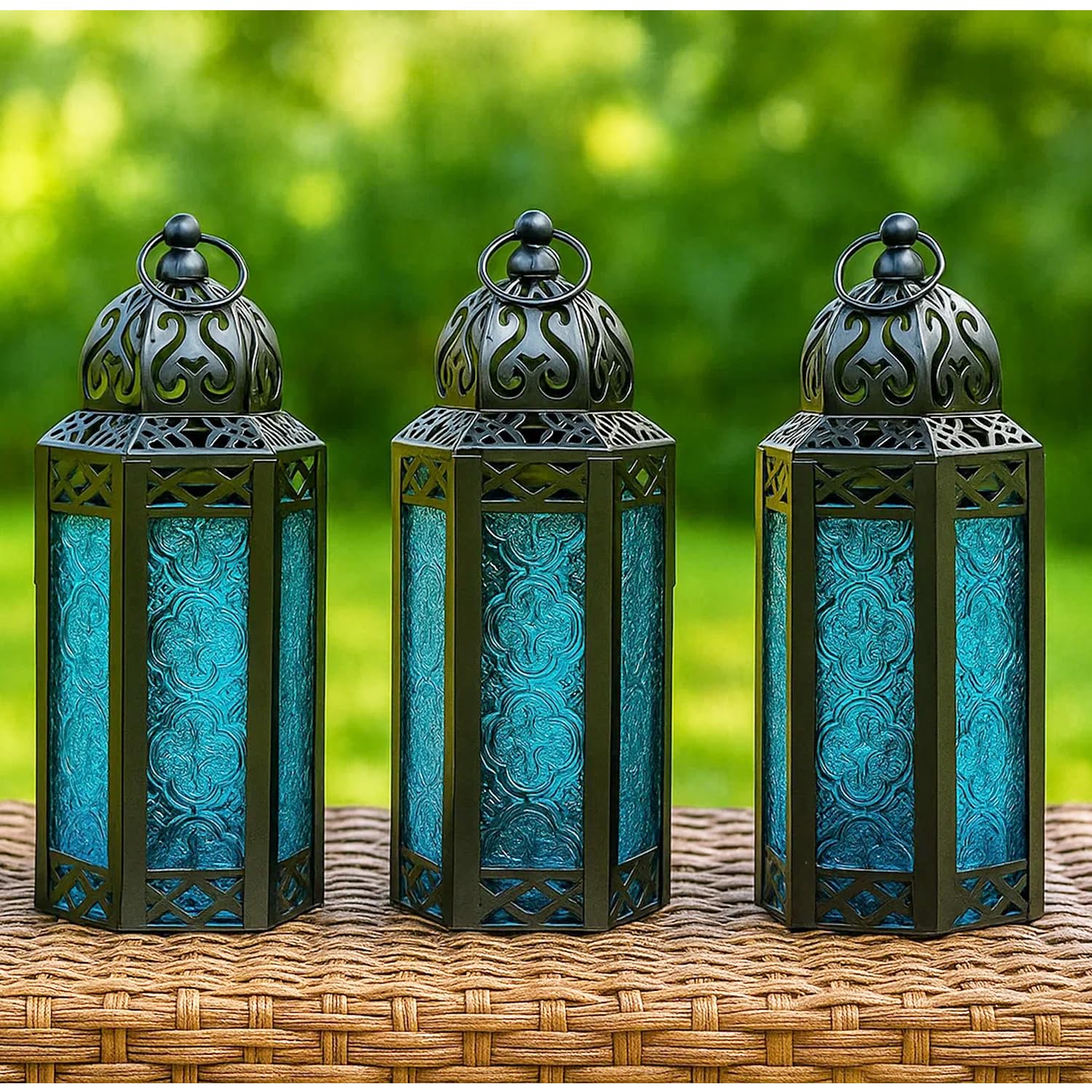 Amazon.com: VELA Lanterns Moroccan Lamp Lantern Decorative Candle