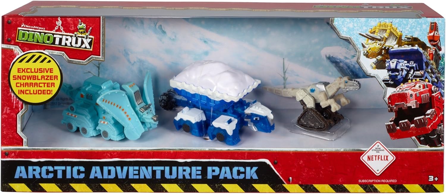 Mattel Mcjg9 Dinotrux Arctic Adventure Pack Multicoloured Amazon De Toys Games