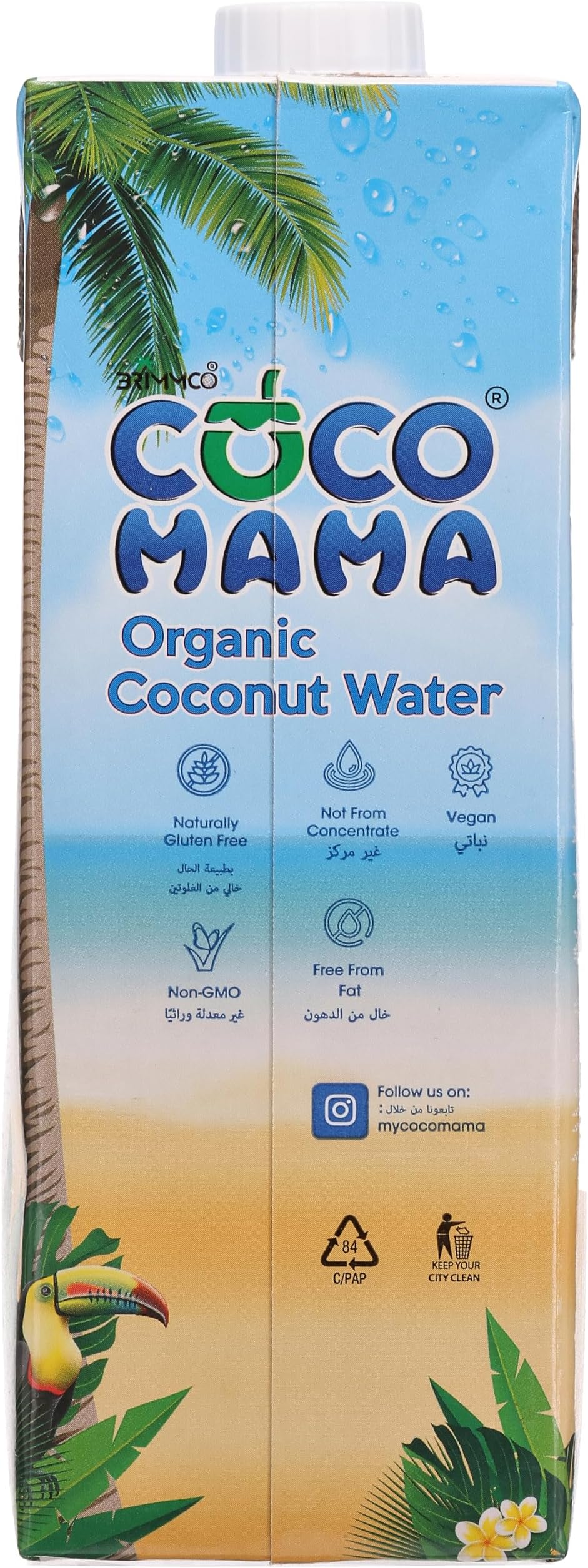 COCO MAMA ORGANIC COCONUT WATER 1L