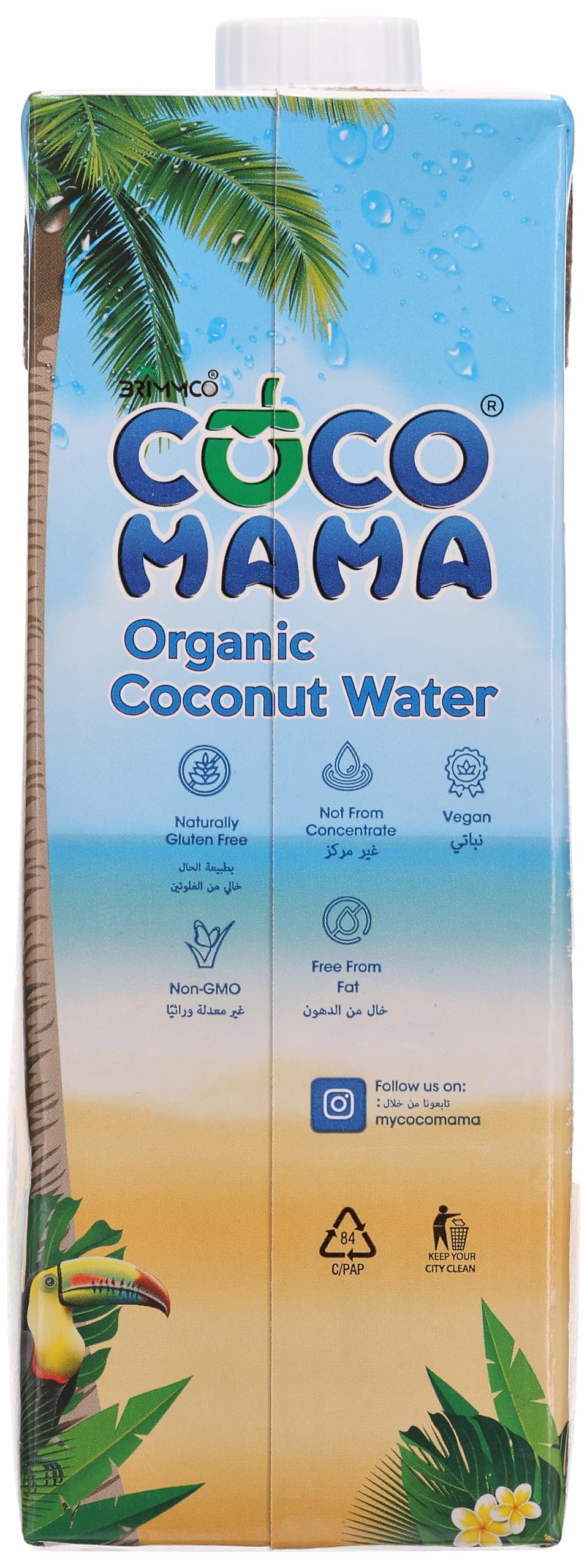 ORGANIC COCONUT WATER 1L