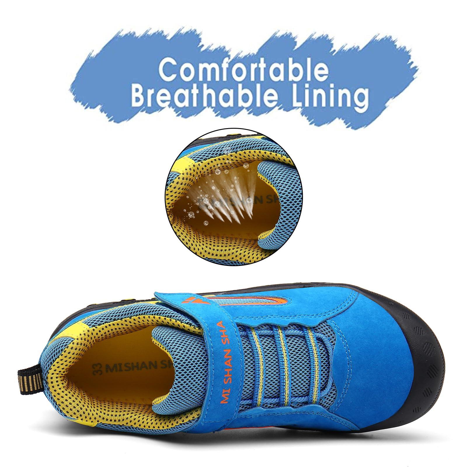 Mishansha Unisex Ligero Zapatillas de Deporte para Niños Niñas Sneakers Transpirable Cómodos Zapatos Casuales Tallas 24-38 EU — view 4