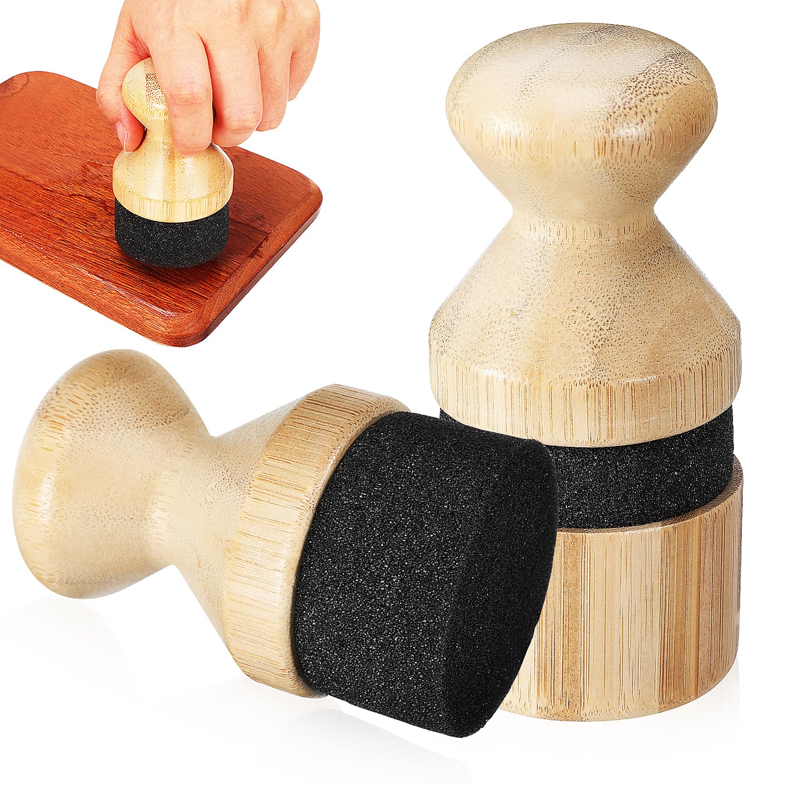 Applicateur entretien de cuisine pour huiler la planche et le bloc de boucher