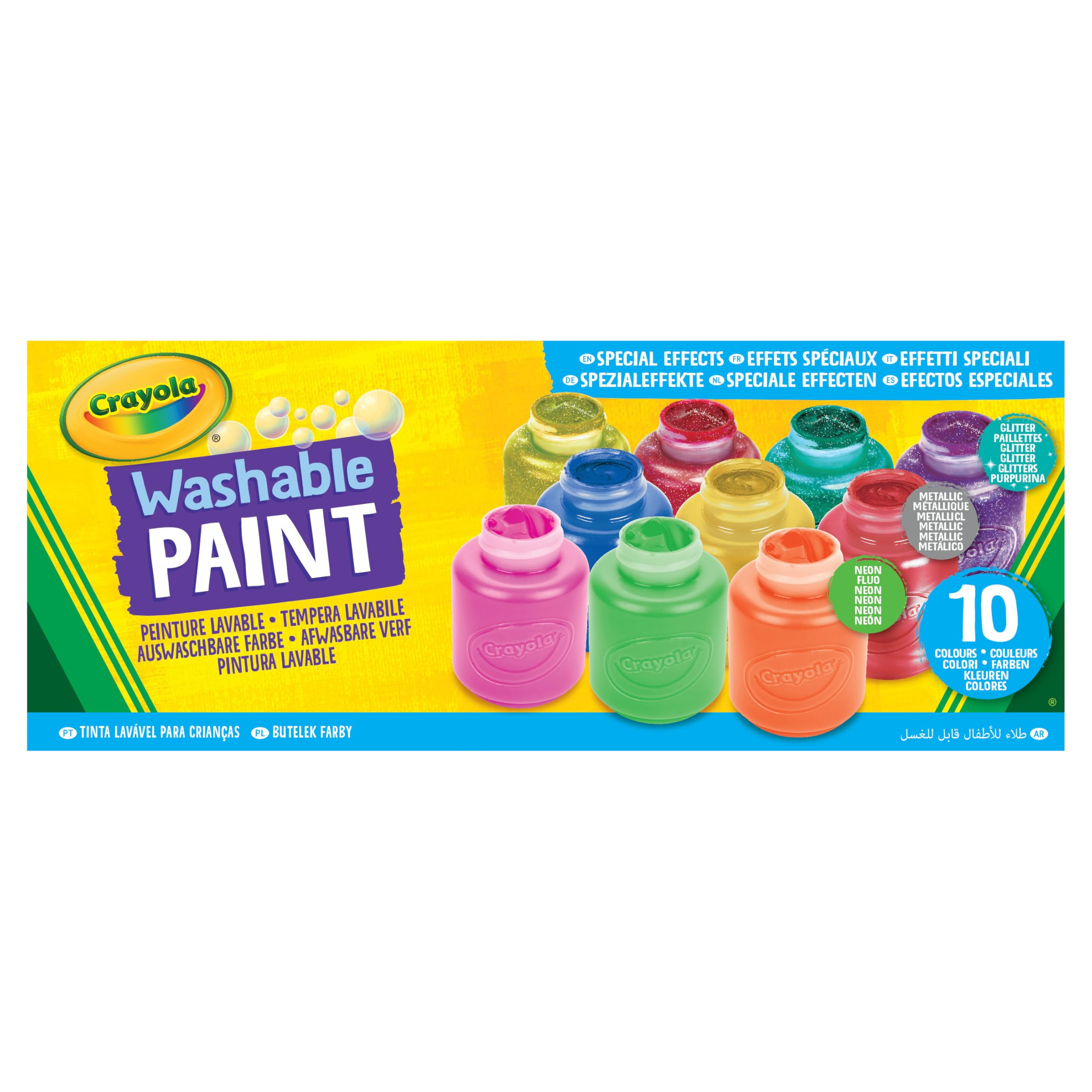 Crayola Farba, Wielokolorowy, 10 Sztuk