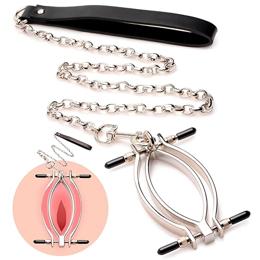 Pussy Tugger Adjustable Pussy Clamp With Leash