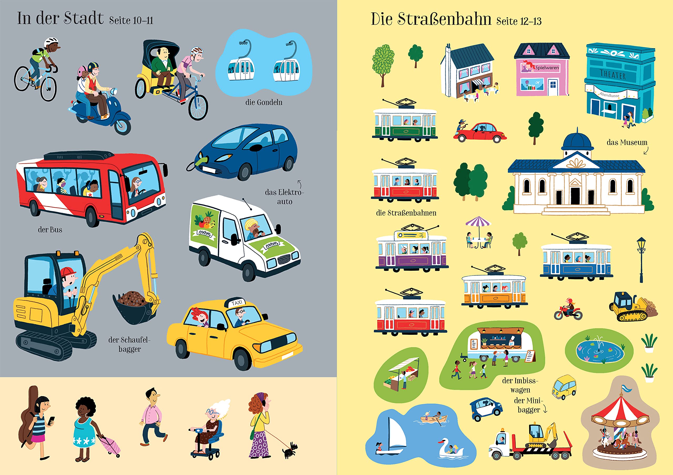 Mein Immer-wieder-Stickerbuch: Unterwegs: mit 150 wiederablösbaren Stickern