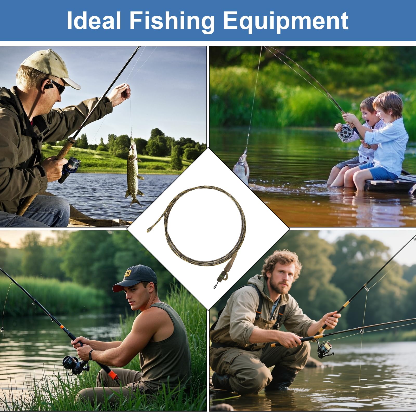 6 accesorios para carpa, accesorios de pesca de carpa, aparejos de pelo para helicópteros, aparejos de seguridad con clip para pesca de carpa, clip para principiantes de carpas