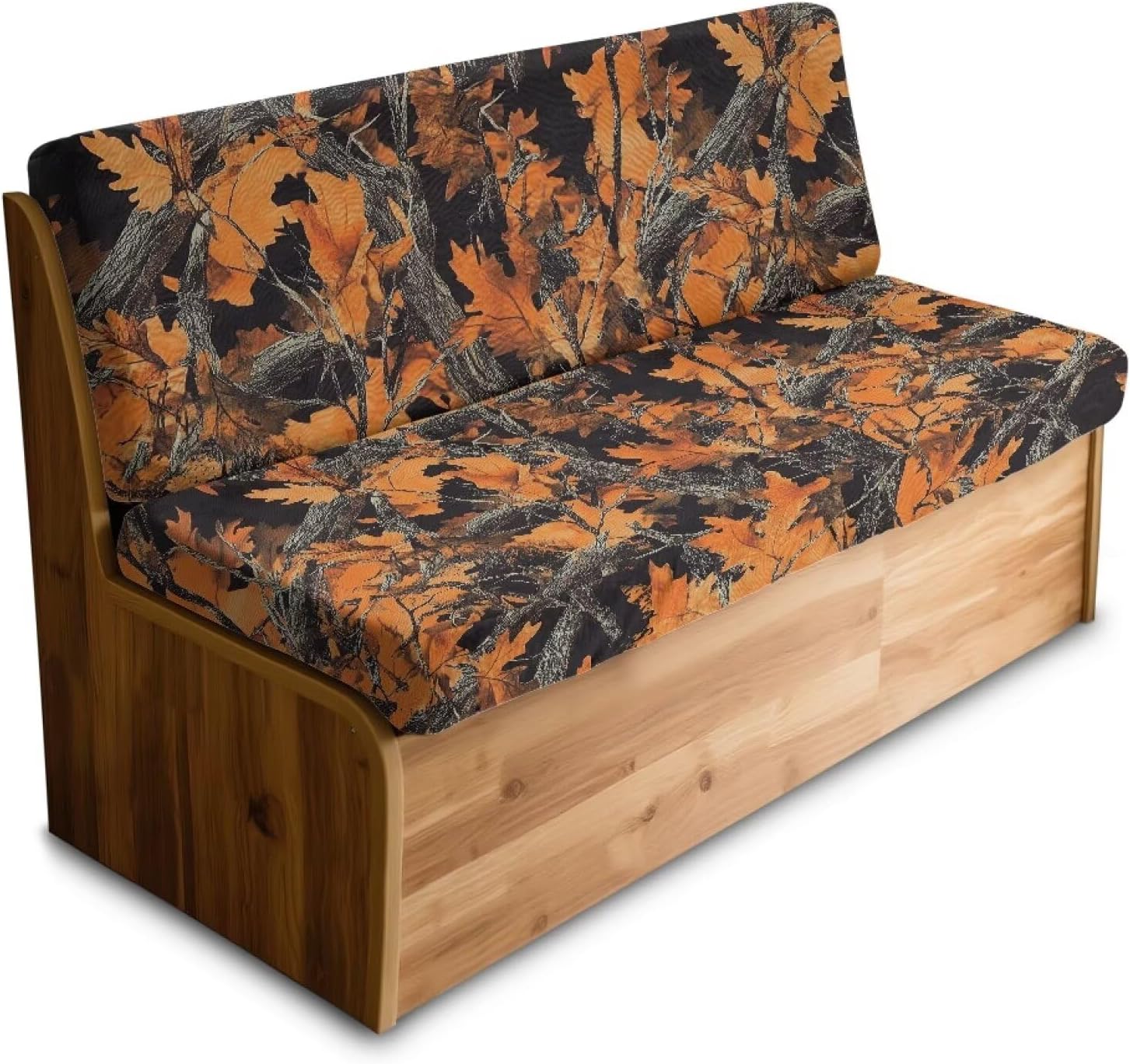 Flannel RV Dinette Cushion Covers Dead Branches, 1 Set Camper Cushion Cover, Stretchable Fleece RV Cushion Slipcover, Warm Couch Cover Replacement for RV Camper Car Bench