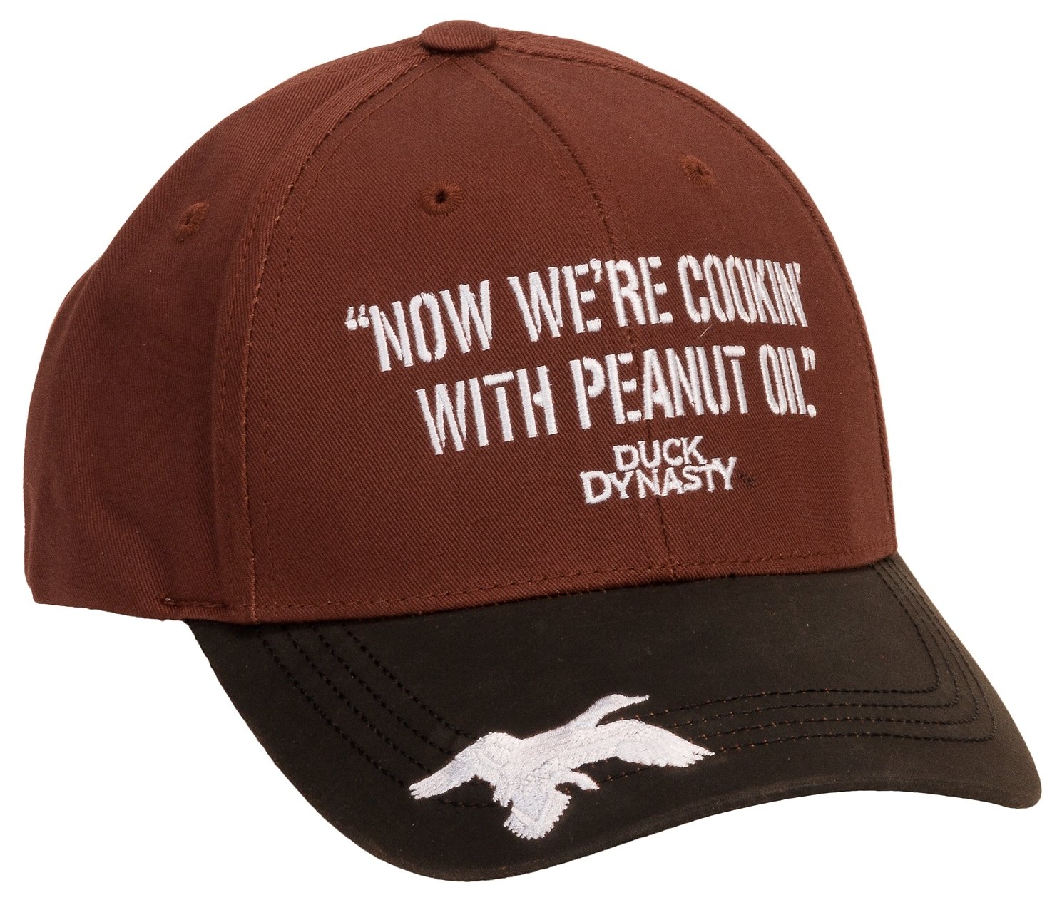 DUCK DYNASTY Officially Licensed Brown NOW WE'RE COOKING W/PEANUT OIL Hunt Hat