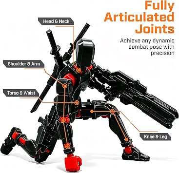 Yewmow Titan 13 Action Figure Set, Dummy Robot 13 Action Figure for Filming