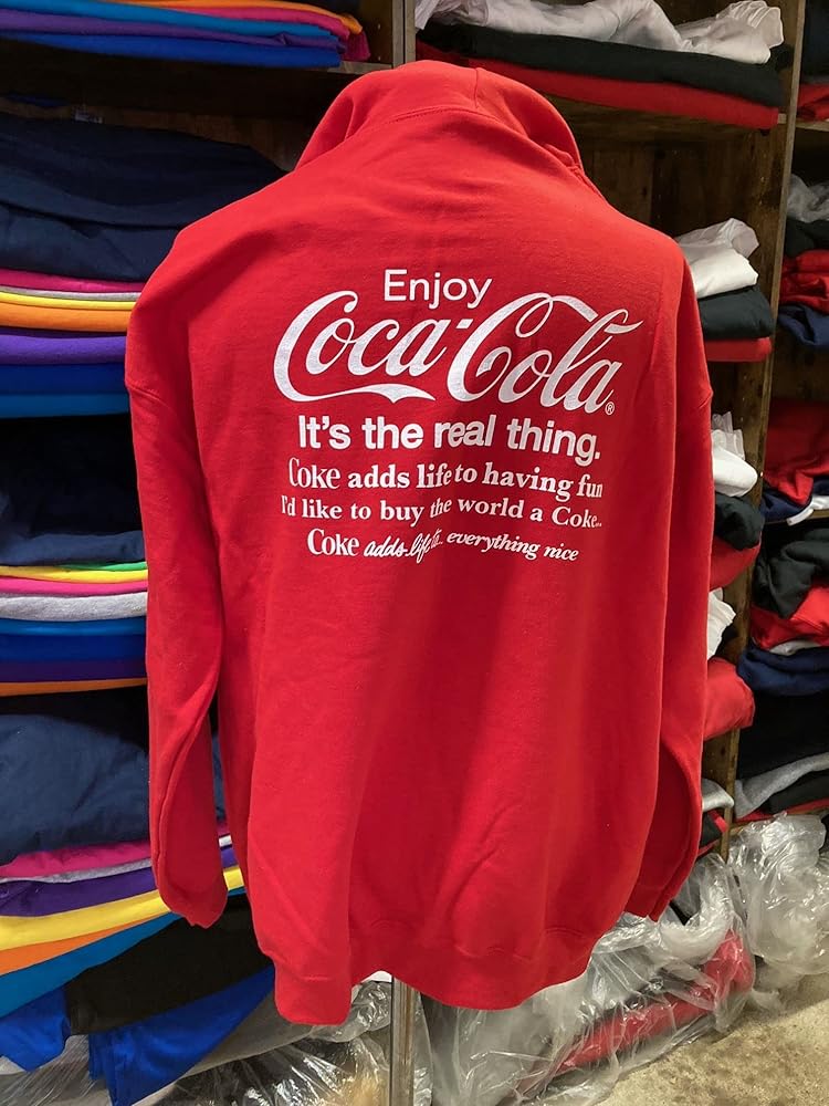 Amazon | [コカ・コーラ] Coca Cola ジップパーカー コーラ
