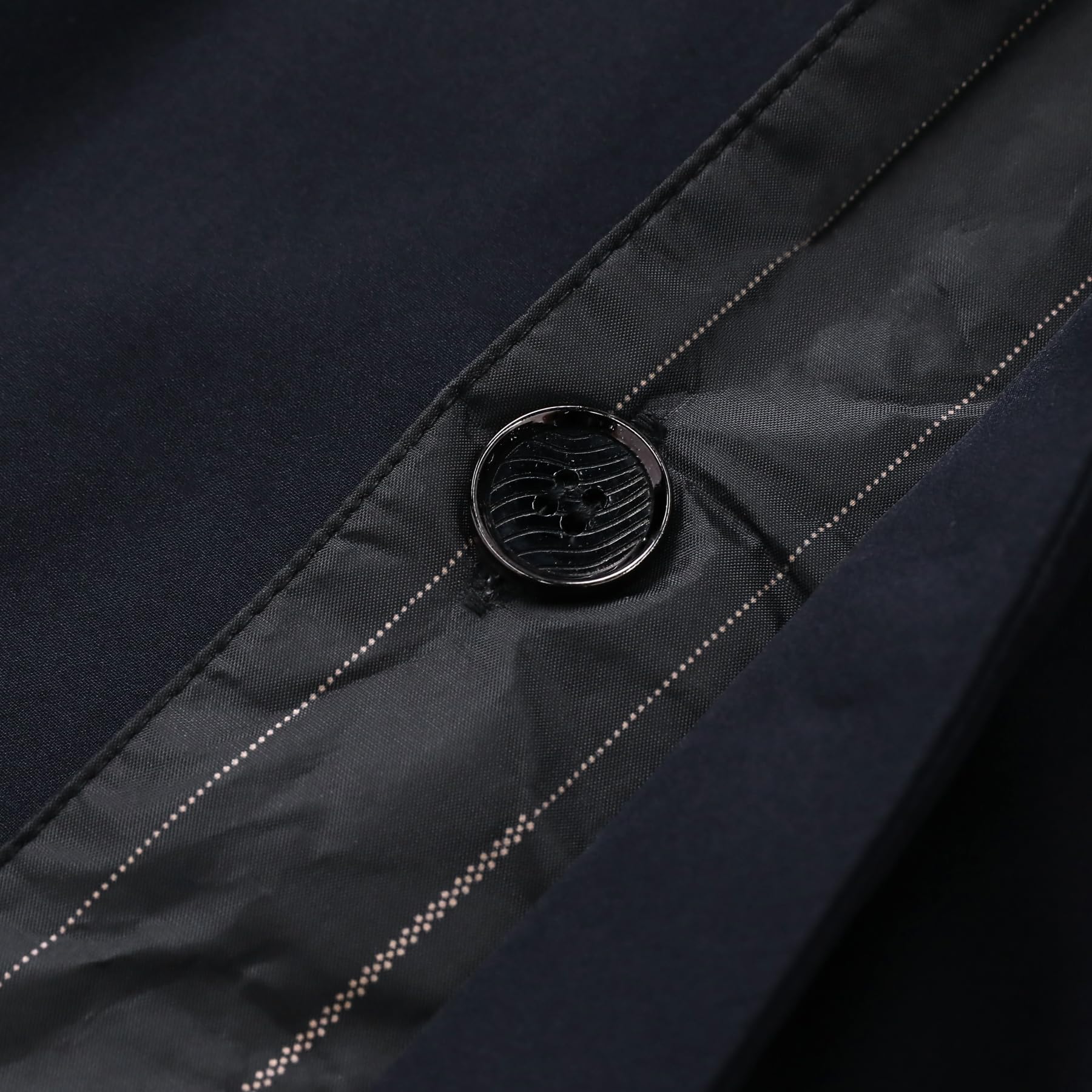 Allthemen Blouson Décontractée Homme Couleur Uni Vest de Transition Ample Boutonné Jacket Léger Coupe-Vent Sport