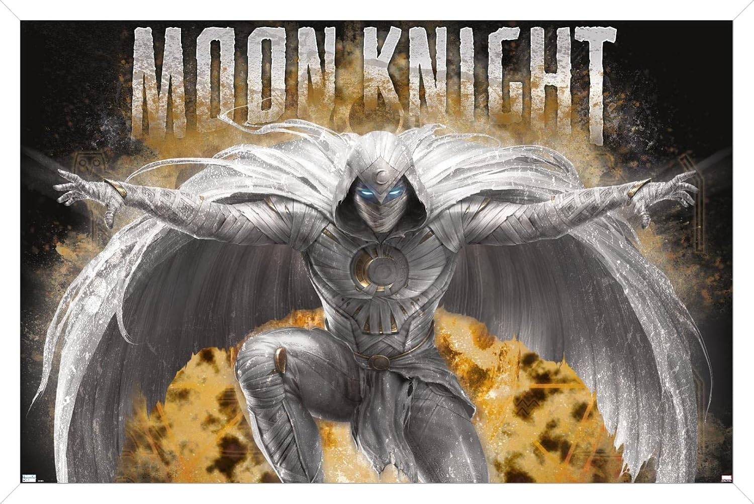 Trends International Marvel Moon Knight - Explosion Wall Poster, 22.375" x 34", Premium Unframed Version