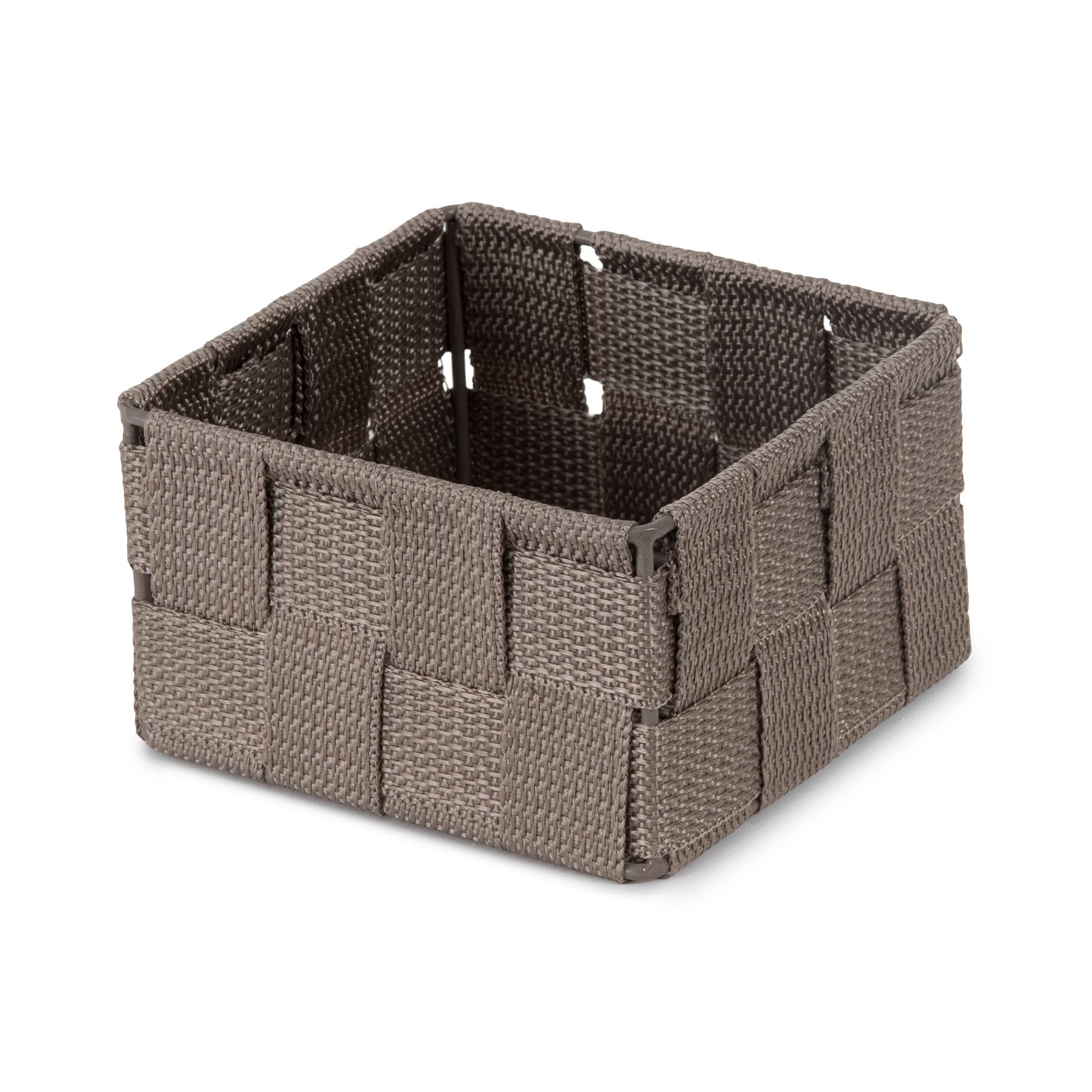 Compactor Home Storage Drawer Organiser, Fabric, Brown, Small RAN6461