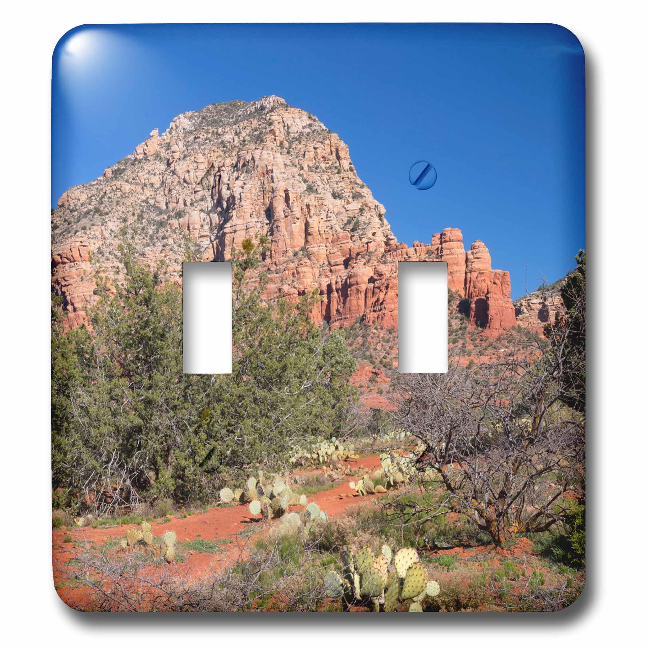 Interrupteur double Arizona Sedona Red Rock Country pour remplacer vos plaques blanches
