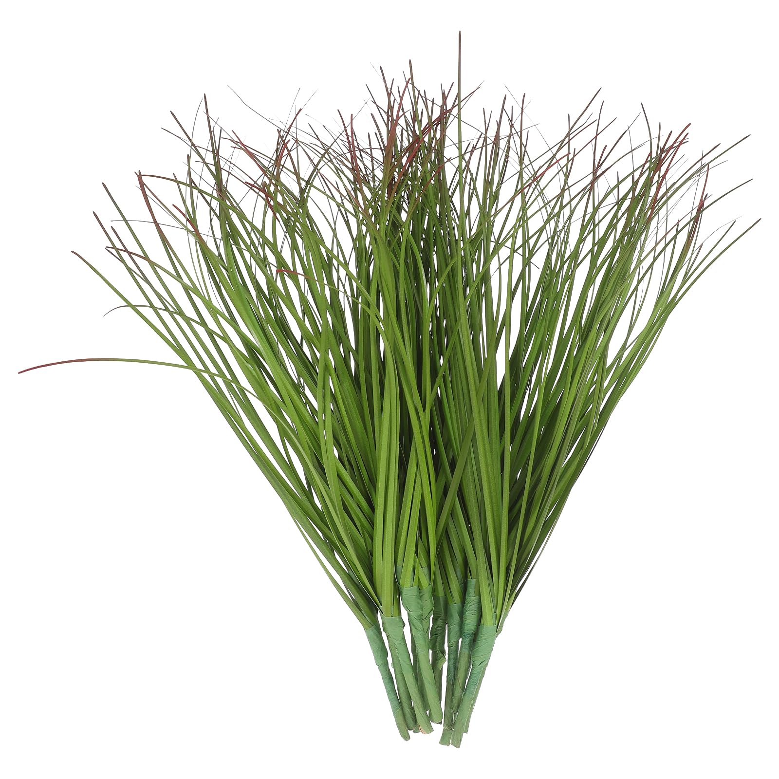 LUOZZY 12 Pcs Realistic Faux Shrubs and Tall Grass Plants for Indoor Outdoor Home Decor 25CM