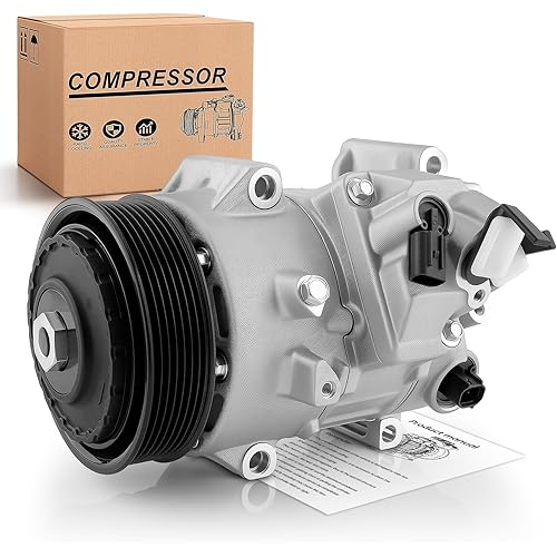Air Conditioner A/C Compressor Kit fit for Toyota Camry 2.5L (2012-2017), for RAV4 2.5L (2009-2012), for Sienna 2.7L (2011-2013) Replace Part NO. 88310-08080, 88310-0R010, A0012303211