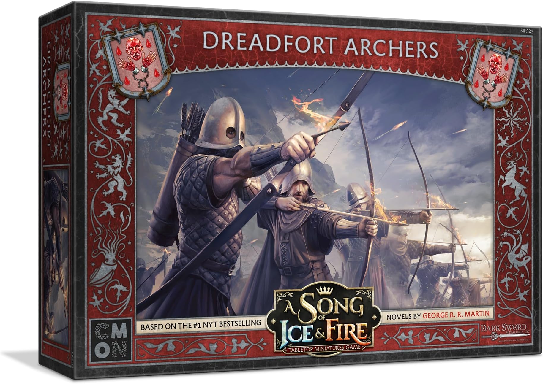 CMON A Song of Ice and Fire Tabletop Miniatures Game Dreadfort Archers Unit Box - Strategy Game for Teens and Adults, Ages 14+, 2+ Players, 45-60 Minute Playtime, Made