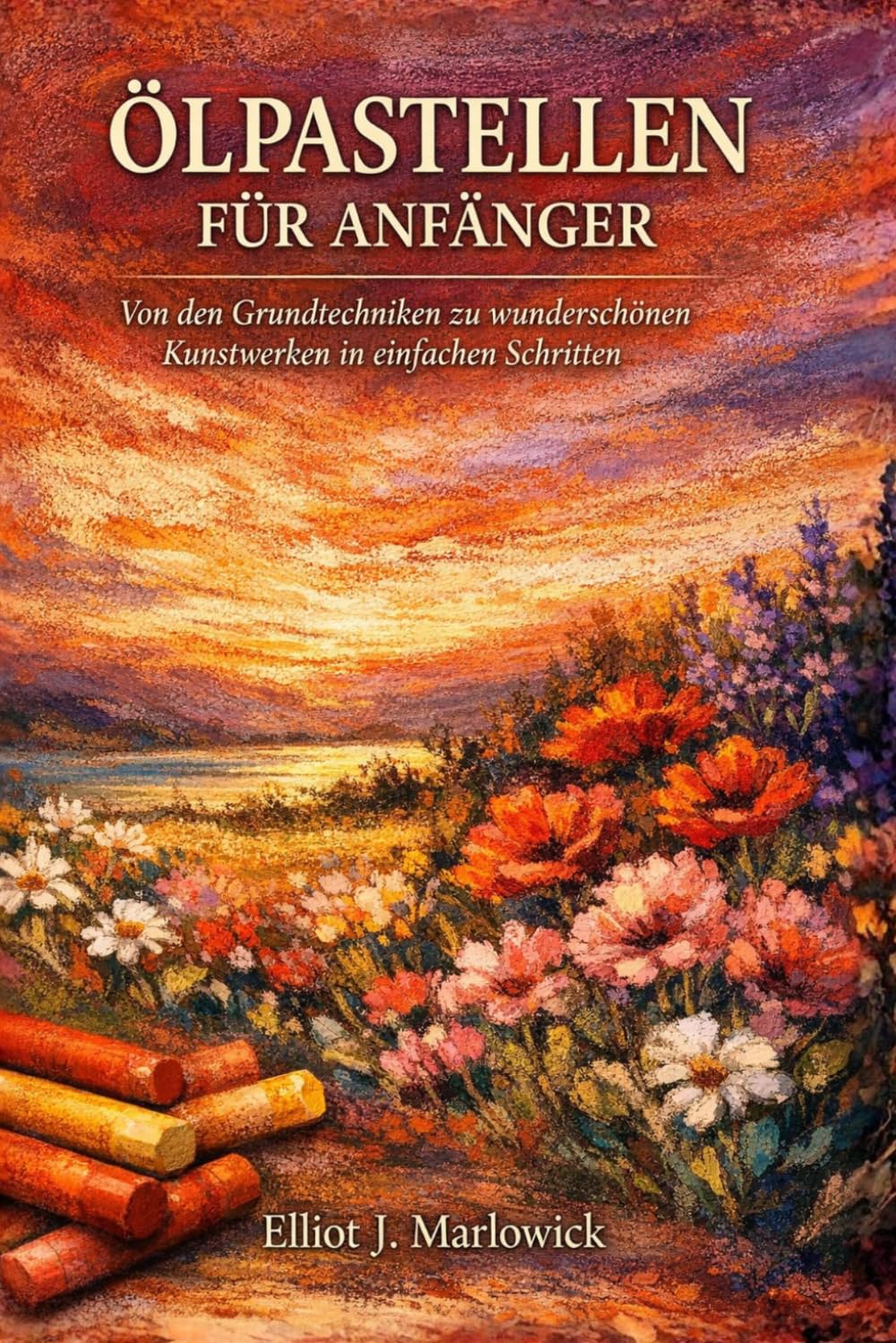 ÖLPASTELLEN FÜR ANFÄNGER: Von den Grundtechniken zu wunderschönen Kunstwerken in einfachen Schritten