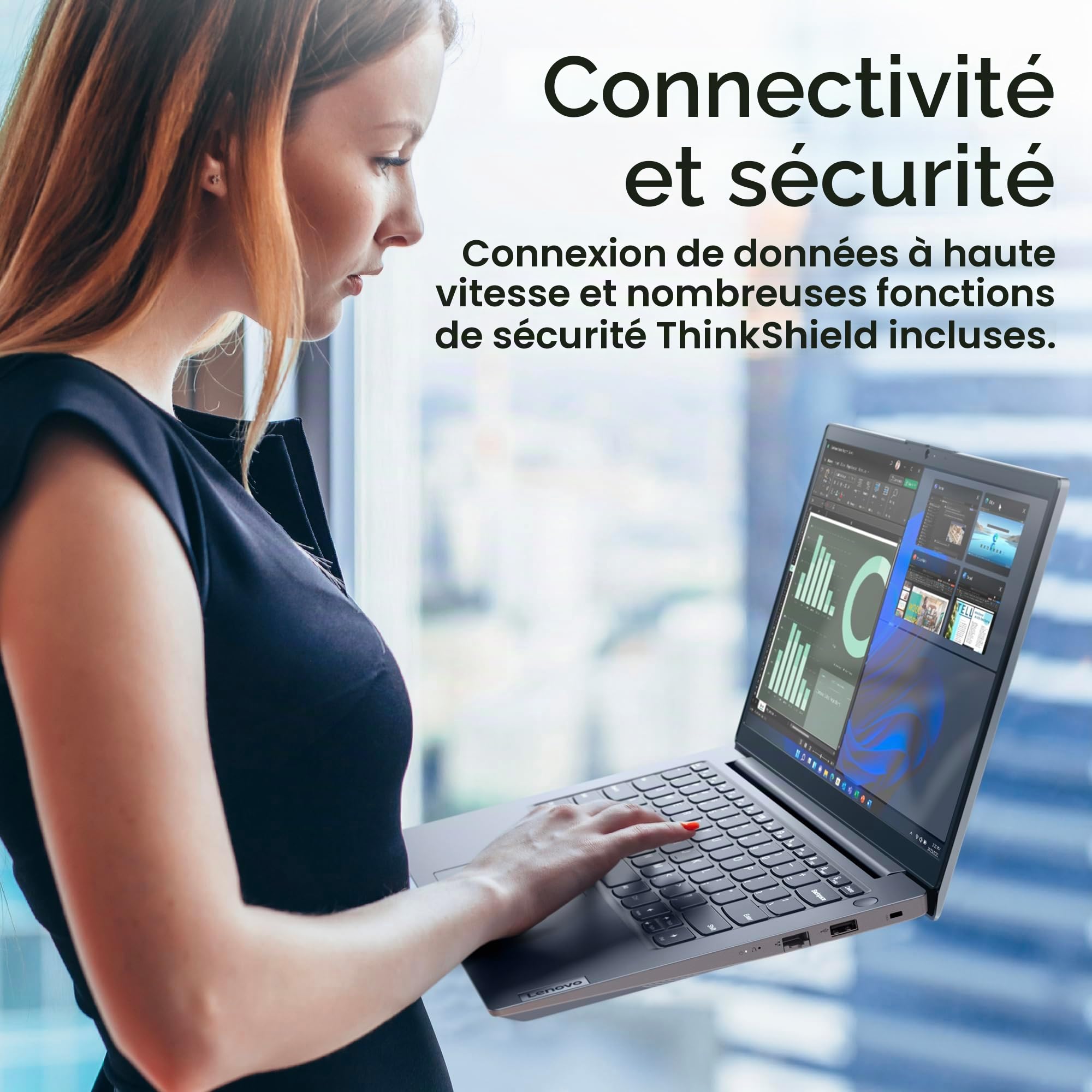 Lenovo Notebook V15 G4 IRU 15,6" i5-13420H 3,4 GHz RAM 16 Go -SSD 512 Go NVMe-Win 11 Prof Black (83A100A6IX). Marque :