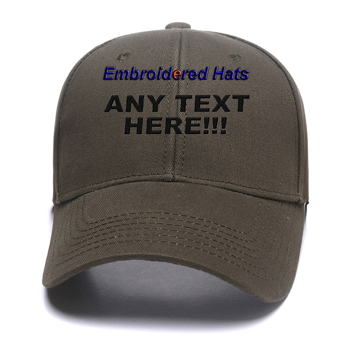 Custom Embroidered Hats Your Own Text Curved Bill Hip Hop Snapback Baseball Hats