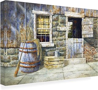 Outdoor Canvas Art - Bradley Hendershot 'BURLAP' Wall Art for Outdoor Spaces, Patios, or Gardens by Trademark Fine Art