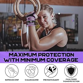 FITNESS FORCE Ventilated Weightlifting Gloves Workout Gloves for Men & Women with Built-in Wrist Wraps Fingerless Gym Gloves for Men Perfect for Exercise Fitness, Weight Lifting, Cross Training