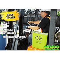 Vista 7 de AABACO Kit universal para derrames de 5 galones – Kit de derrames de aceite con almohadillas absorbentes, calcetines, bolsa de lona amarilla