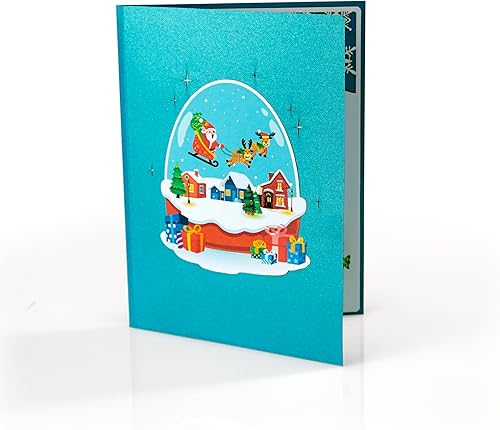 Miniatura 9 de CUTPOPUP - Tarjeta de felicitación de Navidad emergente, 3D, Año Nuevo, Navidad (escena navideña)