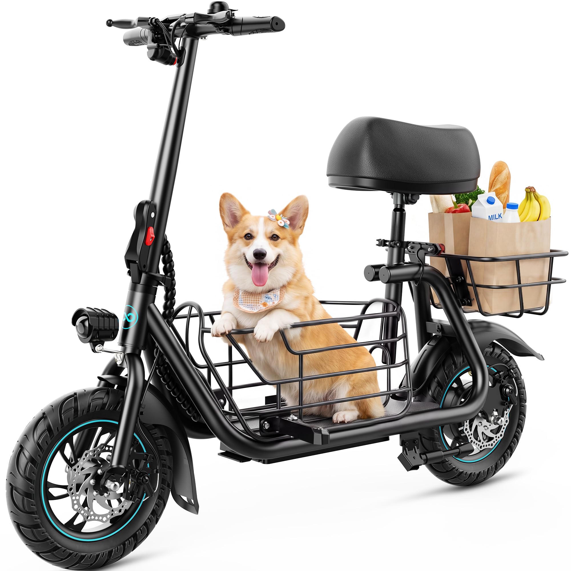 Gyroor Electric Scooter with Seat