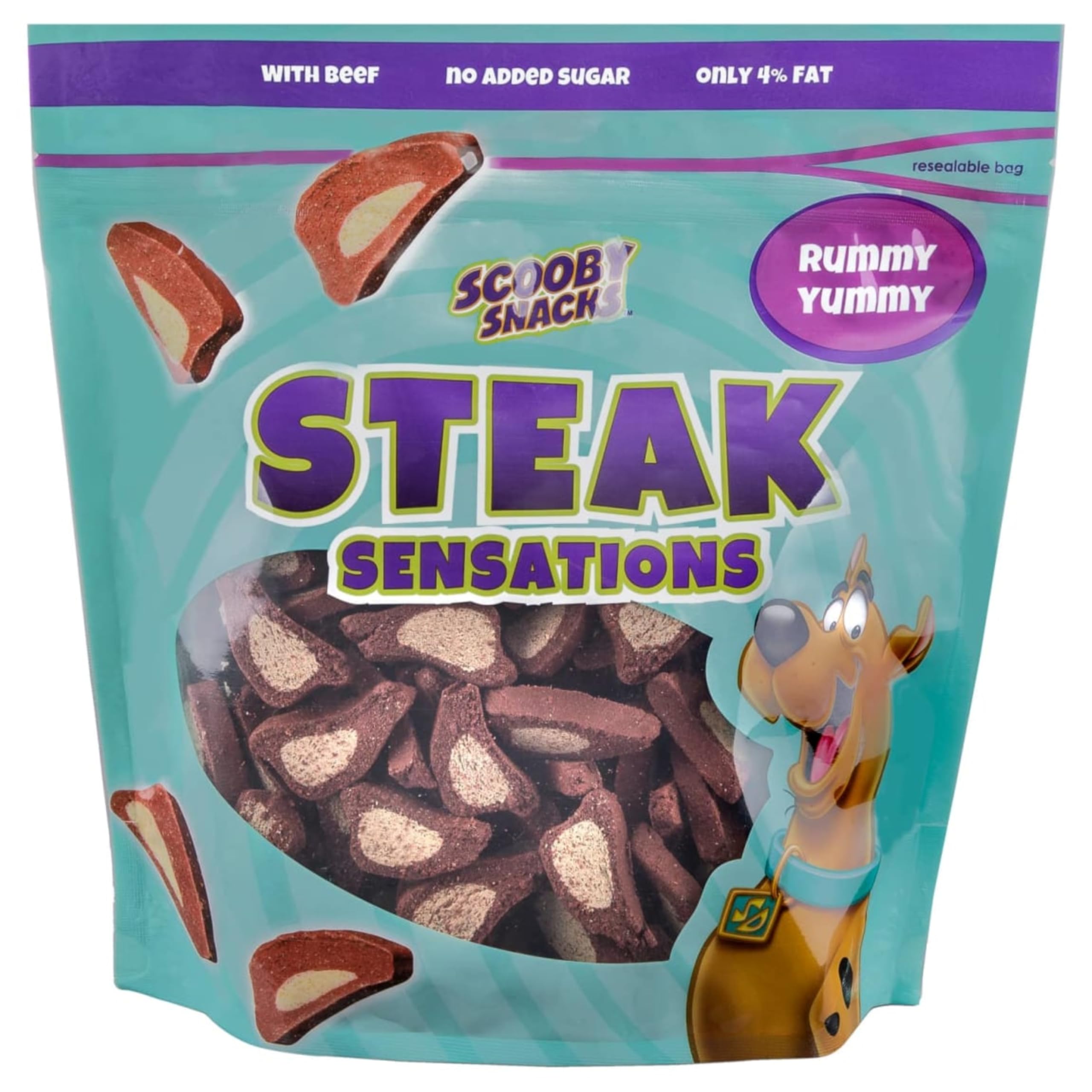 Scooby Snacks Steak Sensations Dog Treats – 700g Pack | Savoury, High-Protein Natural Dog Snacks