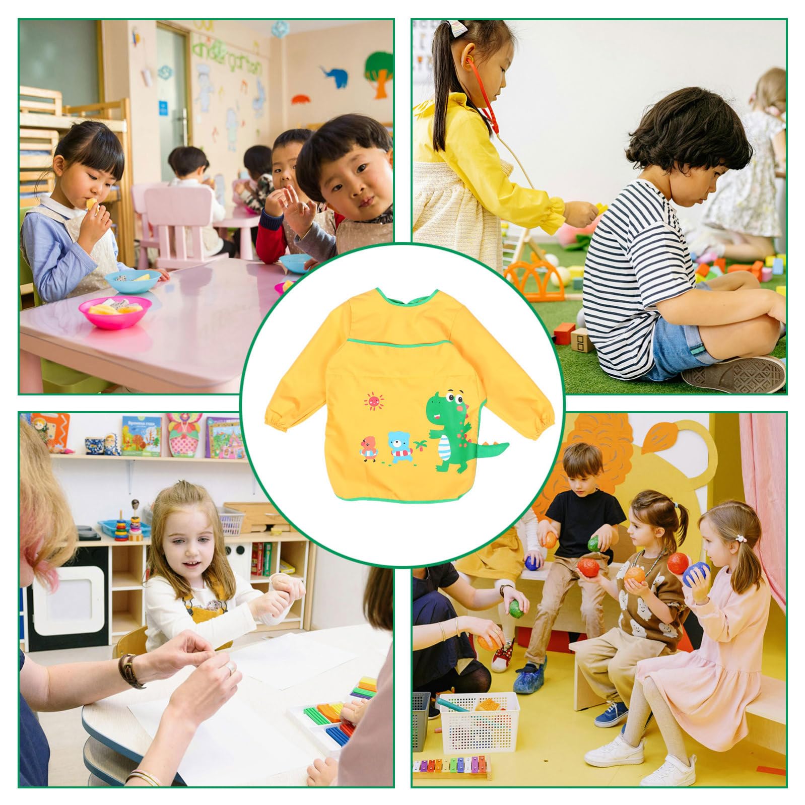 ibasenice 3 Pezzi Grembiule Per Bambini Tuta Per Bambini Grembiule Per Grembiule A Totale Infantile Grembiule Artigianale Per Grembiuli Per Artista