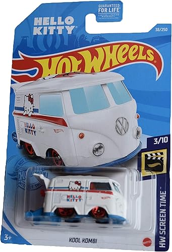 Miniatura 1 de Hot Wheels Kool Kombi, [Blanco] Hello Kitty 38/250 Tiempo de pantalla 3/10