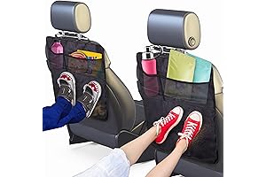 EcoNour Back Seat Saver - 2-Pack Premium Backseat Protector