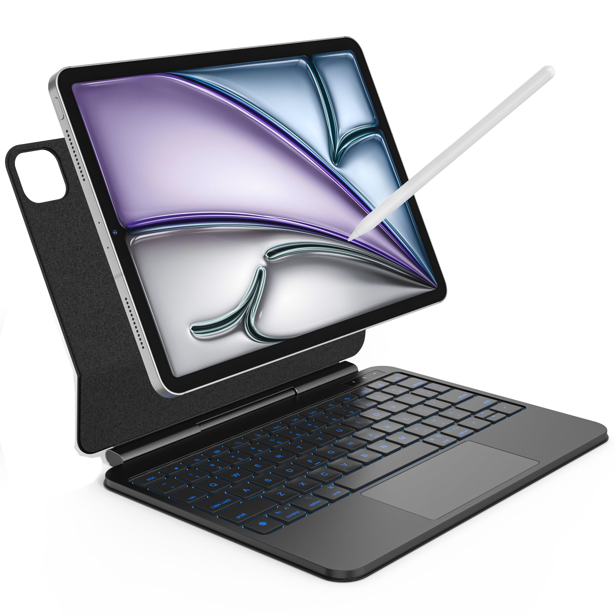 iPad あほー Amazon.com: Emoonland Keyboard Case with Stylus Pen for iPad Air