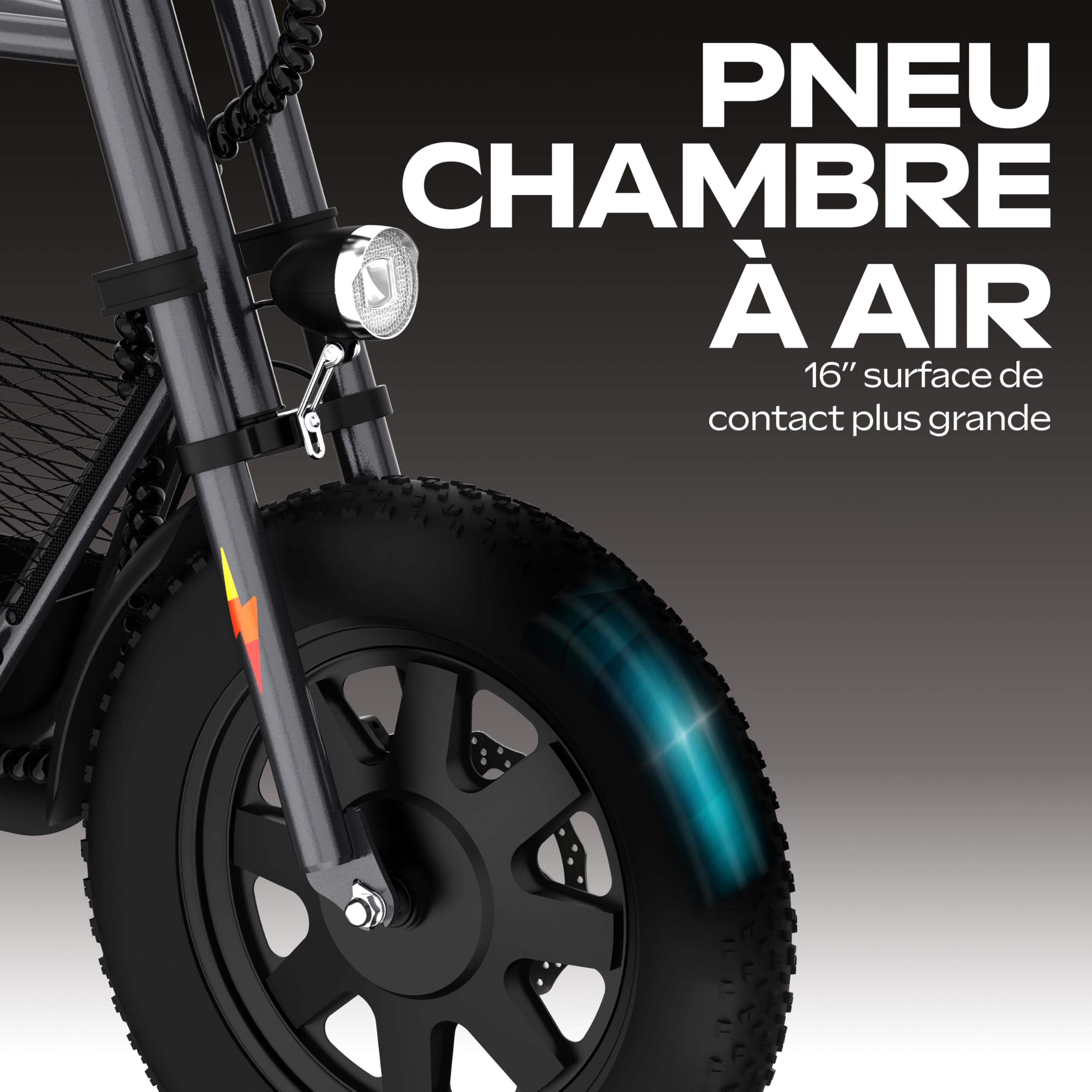 Trottinette électrique URBANGLIDE Thunder 160 – 25 km/h, 30 km d'autonomie, Freins à Disque, 16'', Grise