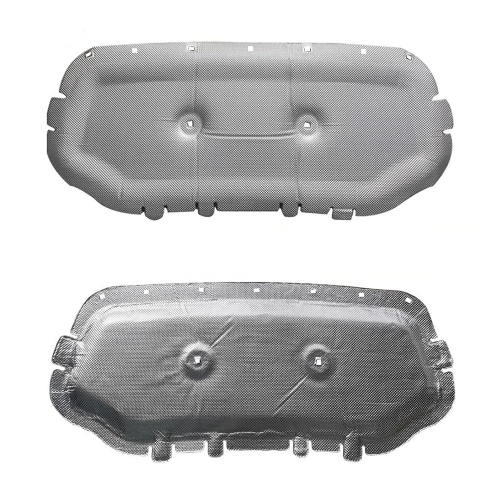 Xexjhqq Aluminum Foil B Car Hood Engine Insulation Pad For Vw For Jetta Vs7 2020~2023 Engine Hood Pad Car Heat Sound Insulation Cotton Mat Fireproof Covers Interior Accessories(Aluminum Foil B)
