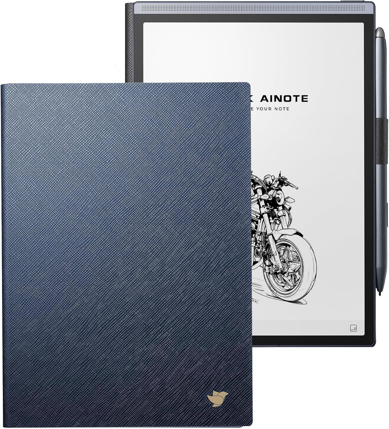 Blue Protective Folio Case for iFLYTEK 8.2" AINOTE Air 2 Note-Taking E-Ink Tablet (Blue Case)