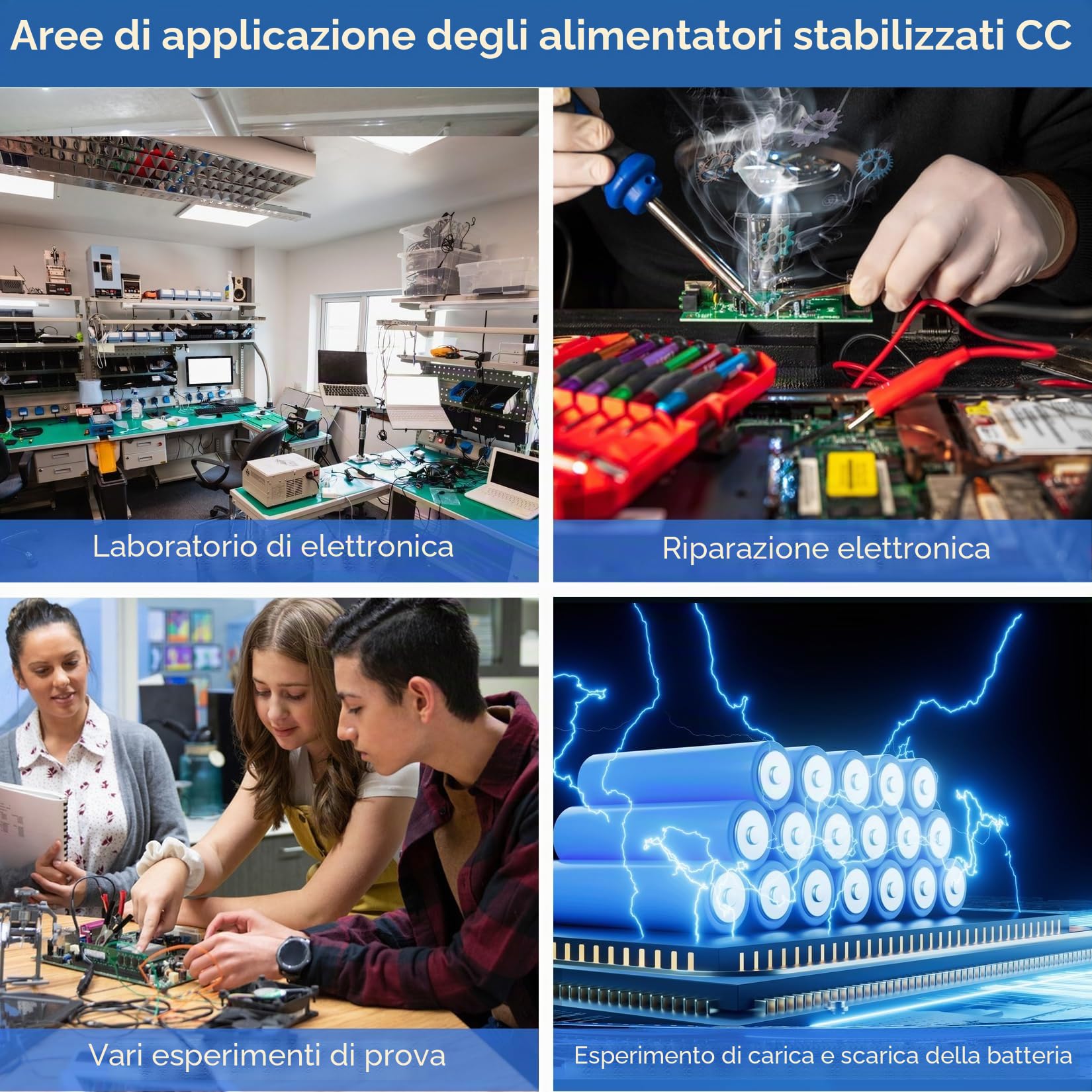 OWON SPM3103 Alimentatore da Laboratorio +Multimetro 2 in 1 (0-30V, 0-10A), Alimentatore CC Variabile, Fuente de Alimentación de Laboratorio con LED da 2,8 Pollici ad Alta Precisione, Interfaccia USB
