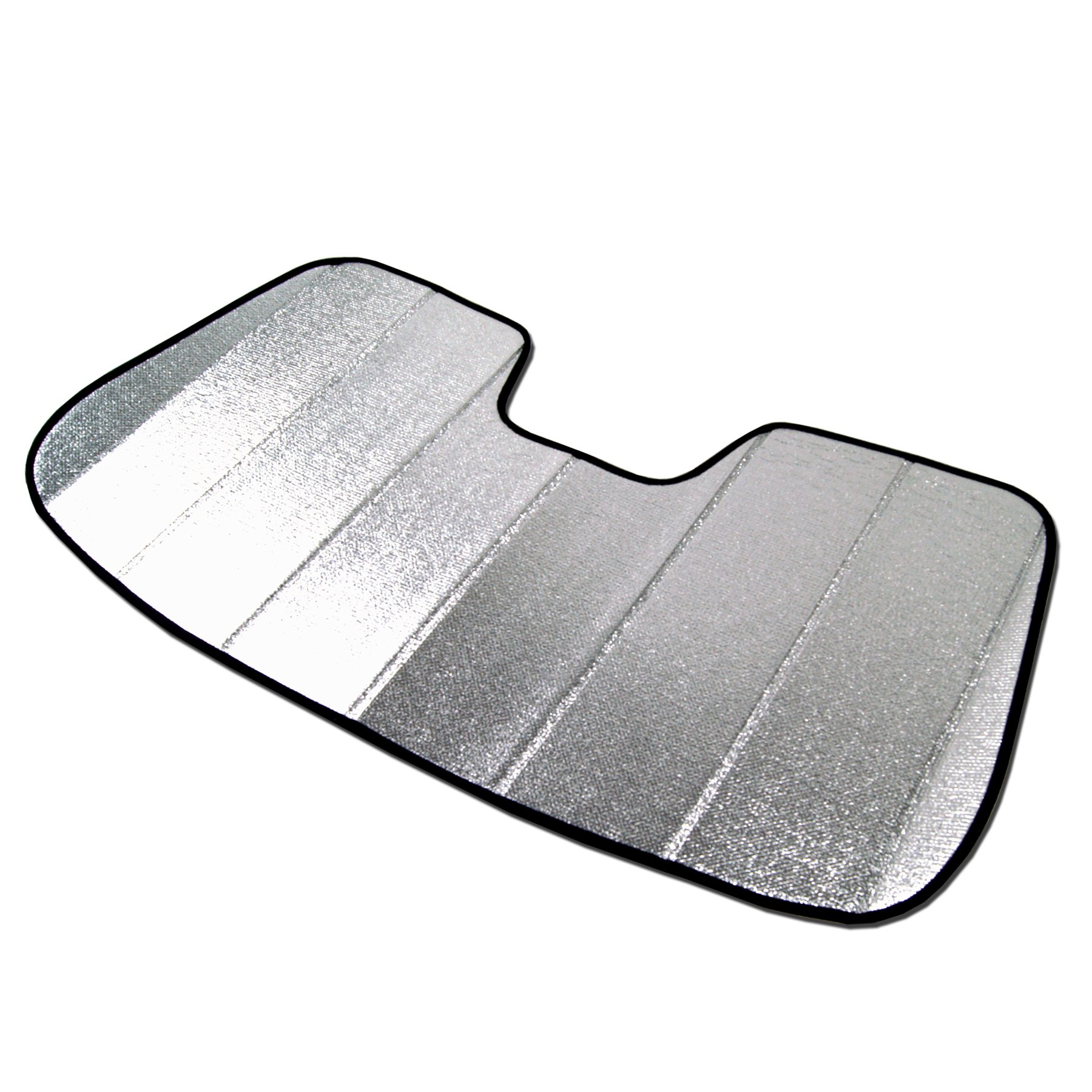 Front Car Windshield Sun Shade Compatible with 2014-2019 BMW 3-Series GT F34 | Custom Fit Visor Accordion Fold Style Sun Protector | Silver &amp; Grey 1-pc Set | SS-021