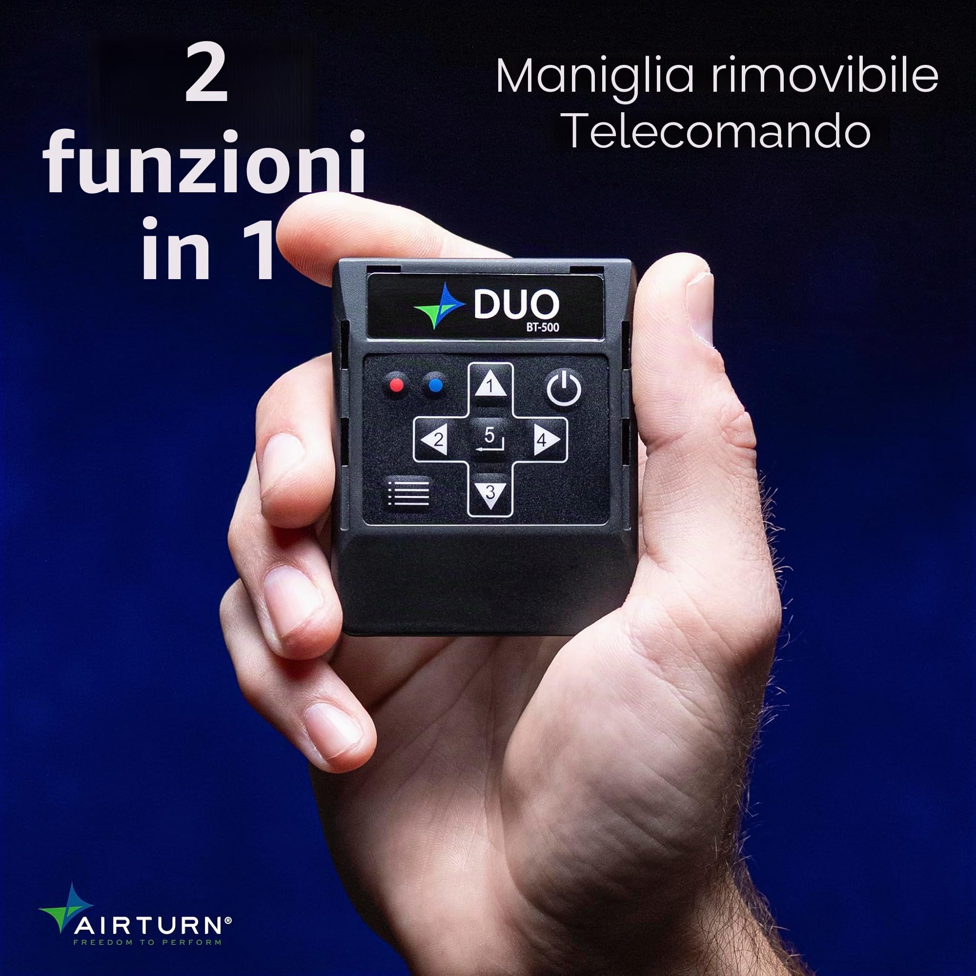 Air Turn Controller interruttore a pedale Bluetooth (DUO500)